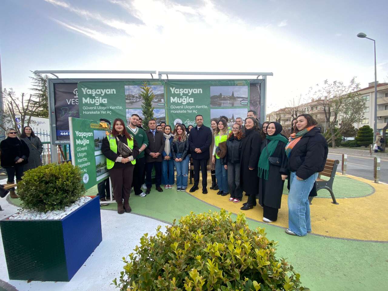 Menteşe Stadyum Durağı’nda Taktiksel Şehircilik Uygulaması Başladı 1